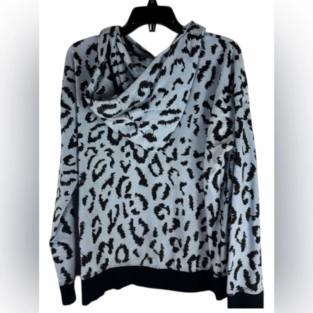 Seed to Style Organic Cotton Animal Print Hoodie Size Large - Picture 2 of 5